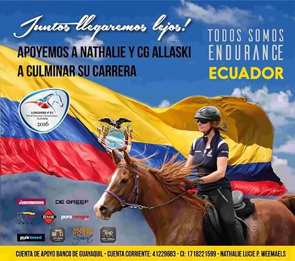 Afiche «Apoyamos a Nathalie y CG Allaski»